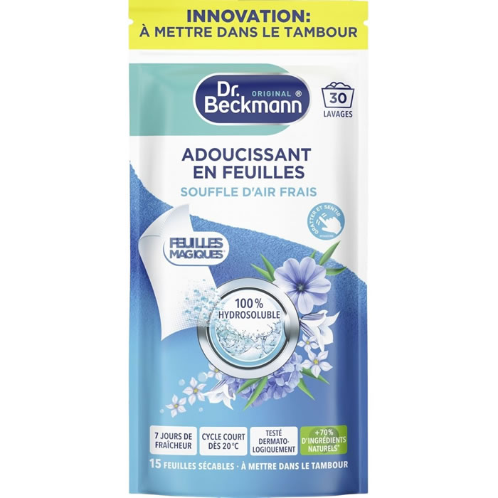 DR BECKMANN Adoucissant en feuilles
