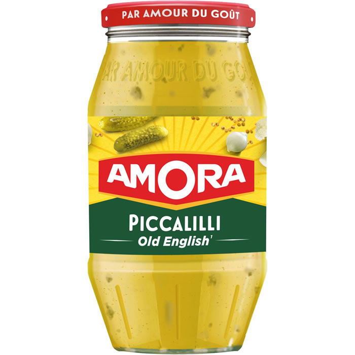 AMORA Sauce piccalilli recette anglaise