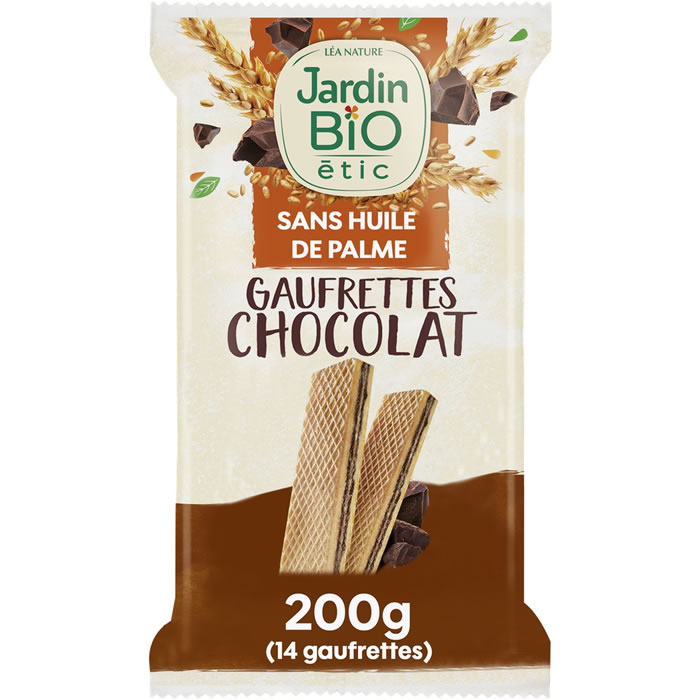 JARDIN BIO Étic Fines gaufrettes au chocolat bio