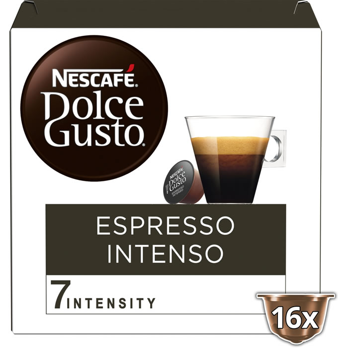 NESCAFE Dolce Gusto Capsules de café espresso intense N°7