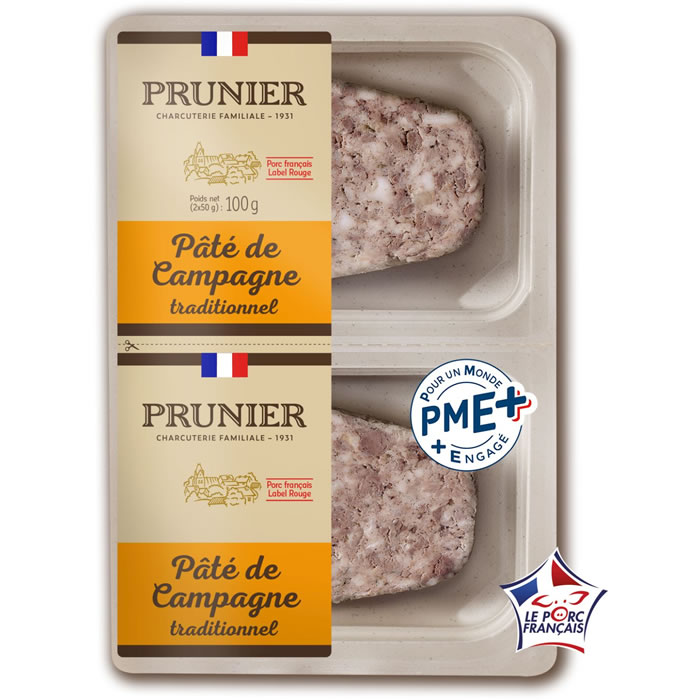 MAISON PRUNIER Plus Pâté de campagne traditionnel