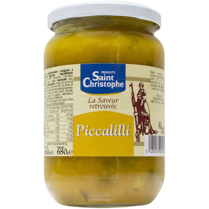 SAINT CHRISTOPHE La Saveur Retrouvée Sauce piccalilli