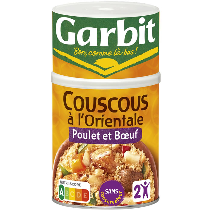 GARBIT Couscous royal au poulet et boeuf