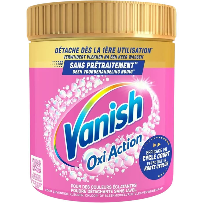 VANISH Oxi Action Détachant en poudre raviveur de couleur