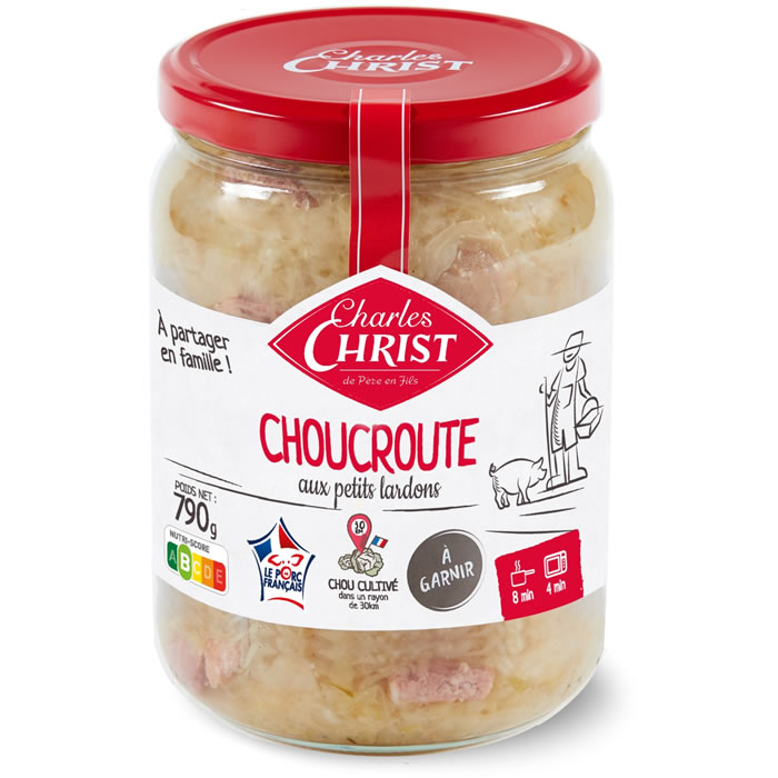 CHARLES CHRIST Choucroute aux petits lardons