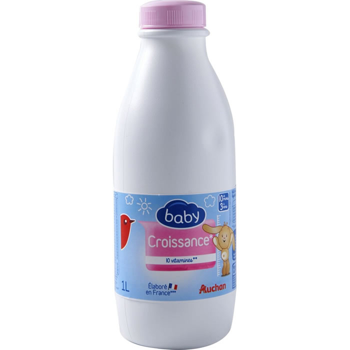 AUCHAN Baby Lait de croissance liquide 10/36 mois