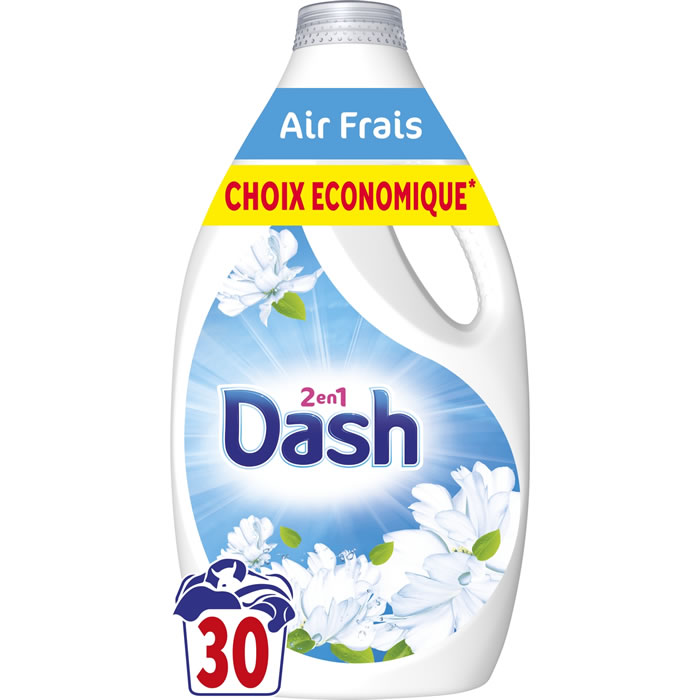 DASH Lessive liquide 2 en 1 air frais