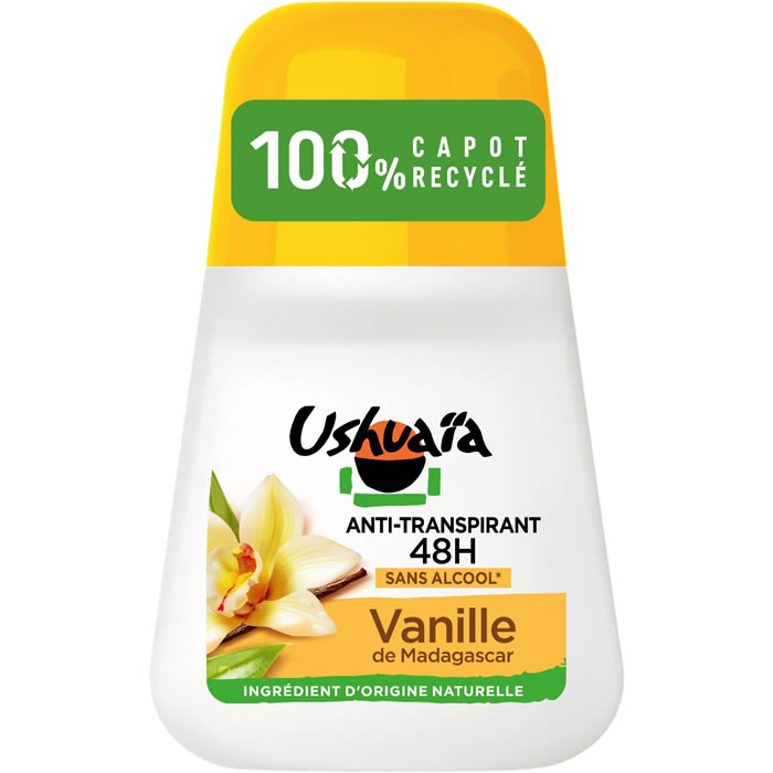 USHUAIA Déodorant bille anti-transpirant à la vanille 48h
