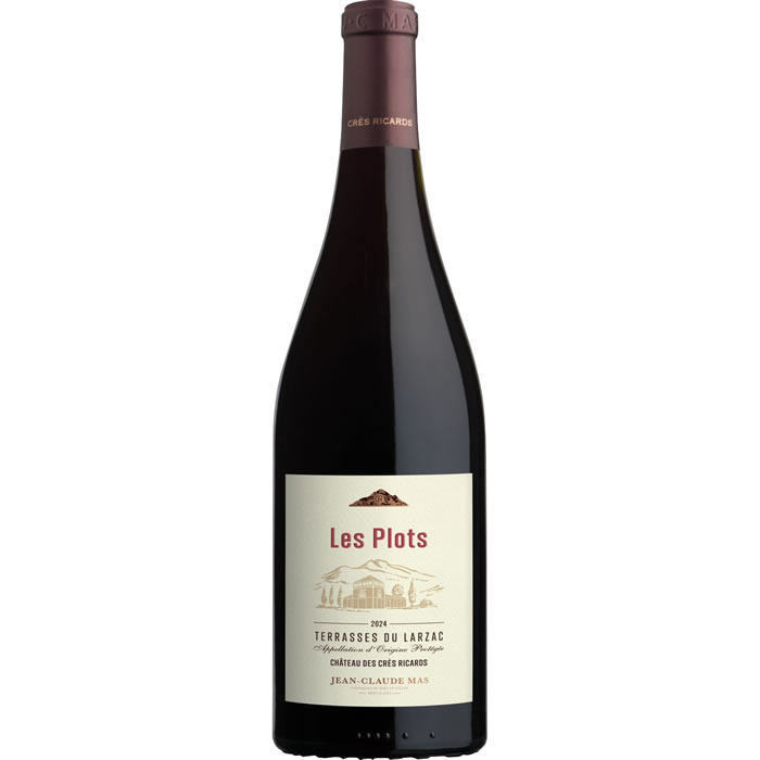 TERRASSES DU LARZAC Château des Crès Ricards Vin rouge AOP