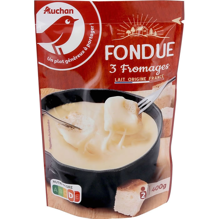 La recette de la fondue aux 3 fromages 