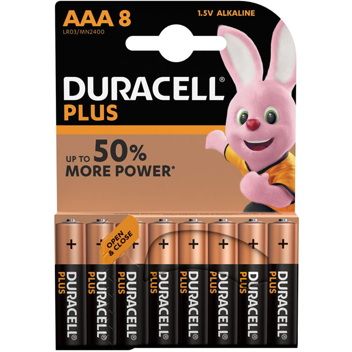 DURACELL Plus Piles alcaline LR03 - type AAA