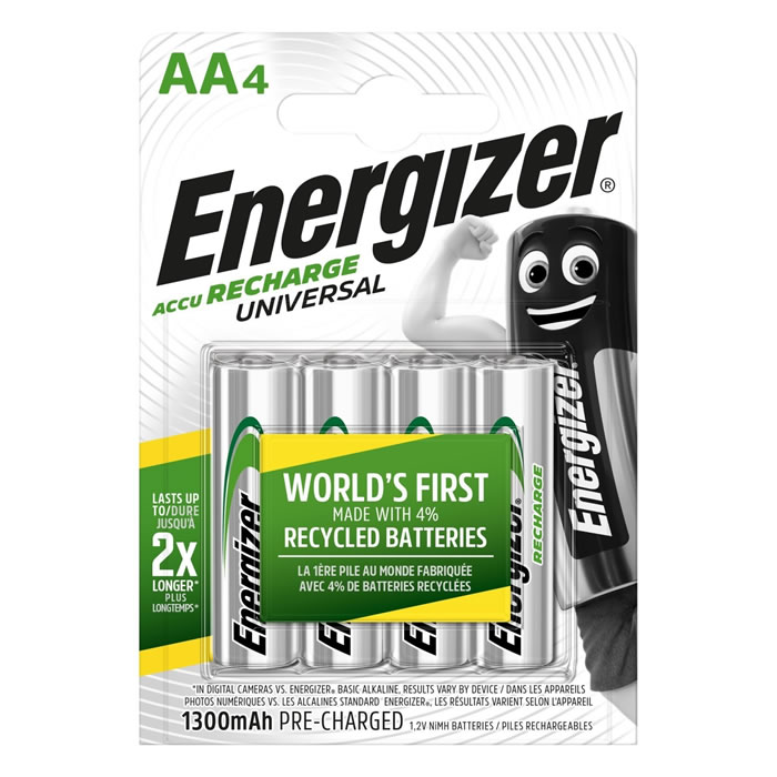ENERGIZER Piles rechargeables LR06 - type AA