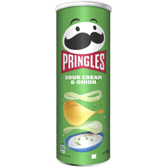 PRINGLES Chips tuiles saveur crème d'oignons