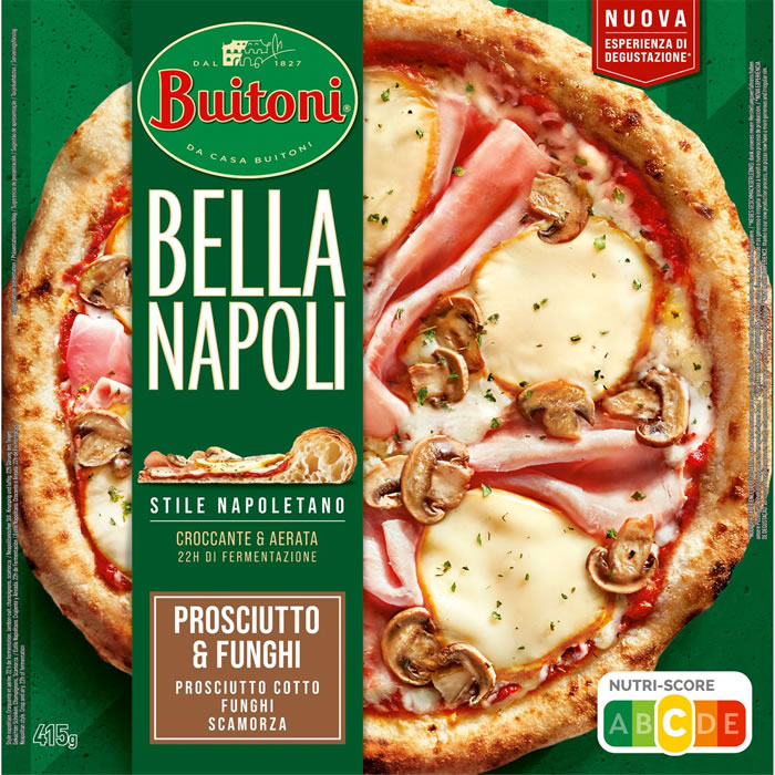 BUITONI Bella Napoli Pizza Prosciutto e Funghi
