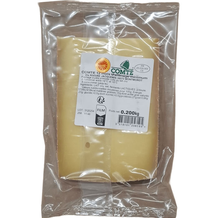 RIVOIRE - JACQUEMIN Comté 12 mois AOP