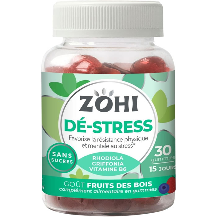 ZOHI Dé-Stress Compléments alimentaires goût fruits des bois sans sucres