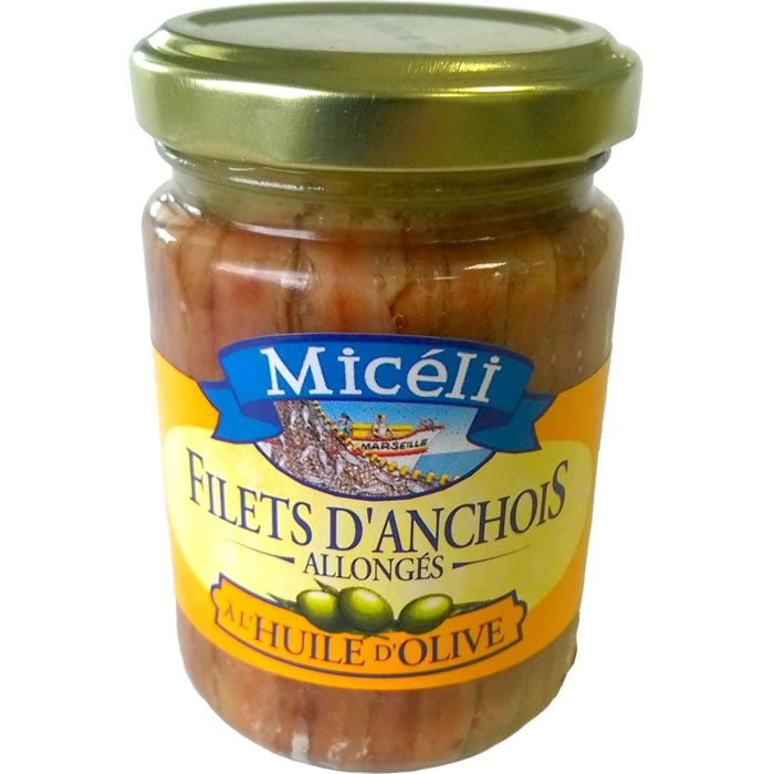 MICELI Filets d'anchois allongés à l'huile d'olive