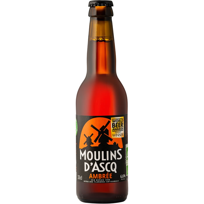 MOULINS D'ASCQ Nord Bière ambrée bio