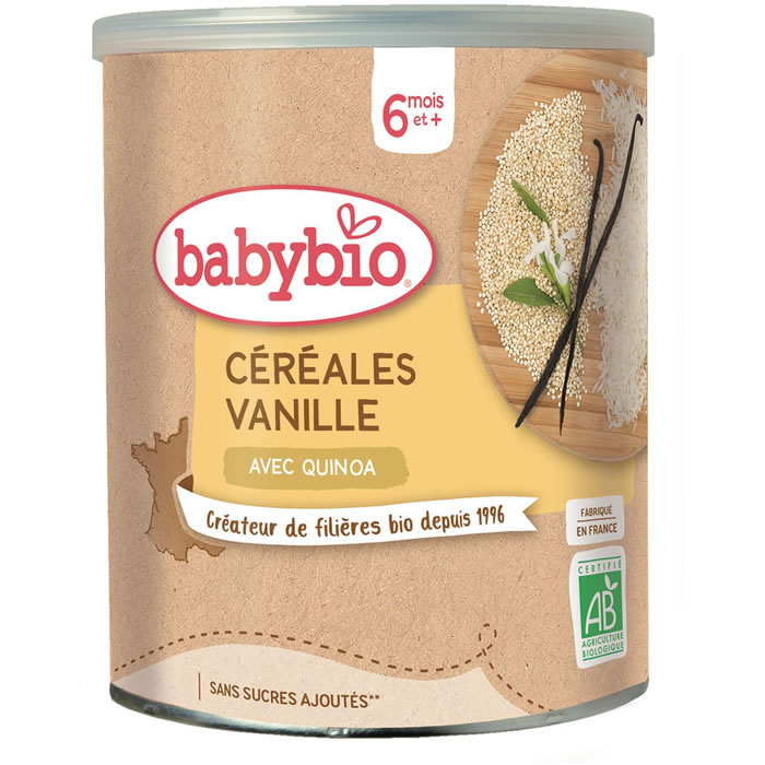 BABYBIO Céréales vanille avec quinoa bio dès 6 mois