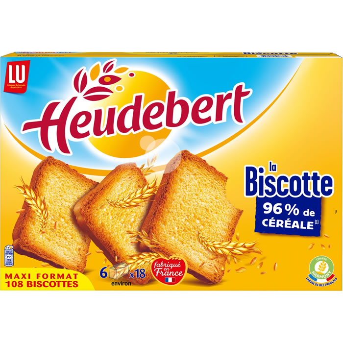 LU : Heudebert - Biscottes briochées - chronodrive