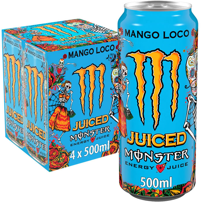MONSTER Energy Juice Boisson énergisante gazeuse à la mangue