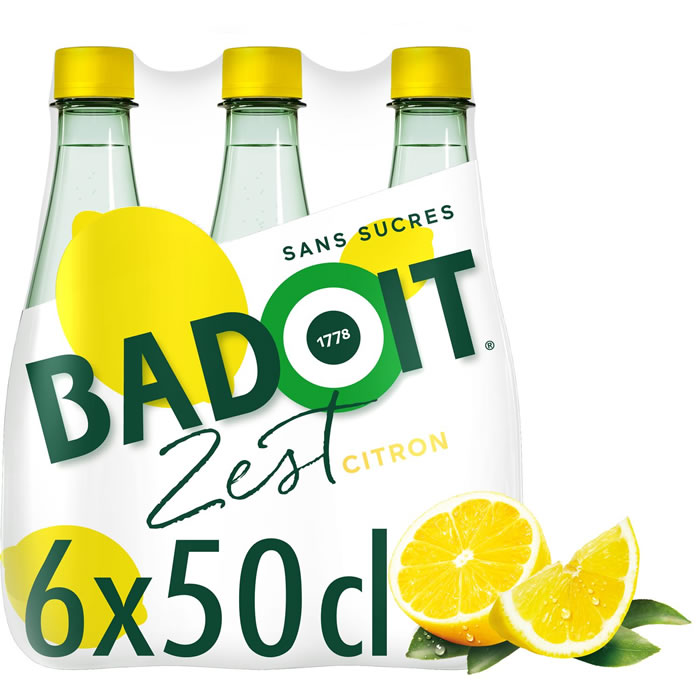 BADOIT Eau minérale naturelle gazeuse citron