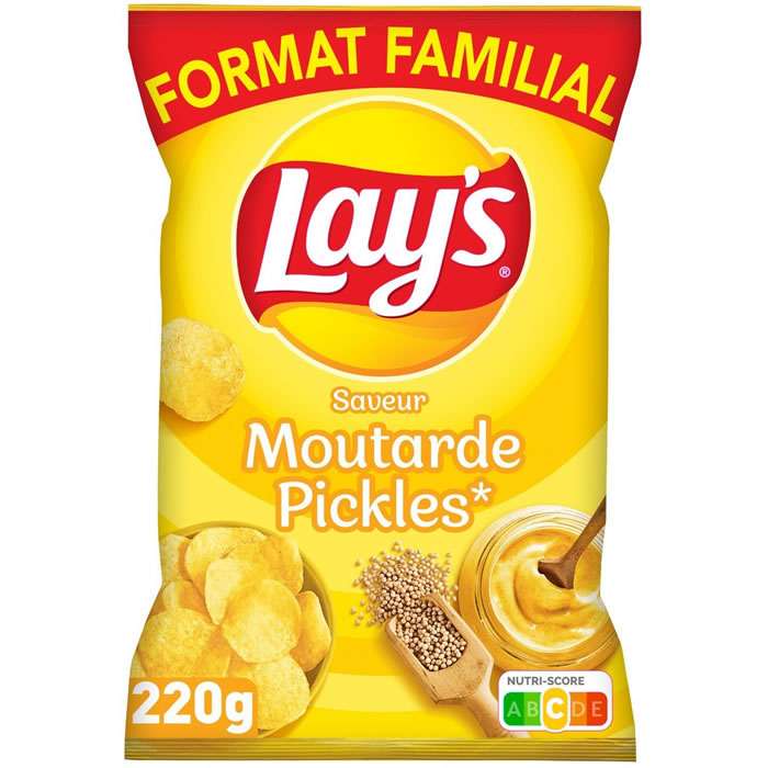 LAY'S Chips saveur moutarde pickles