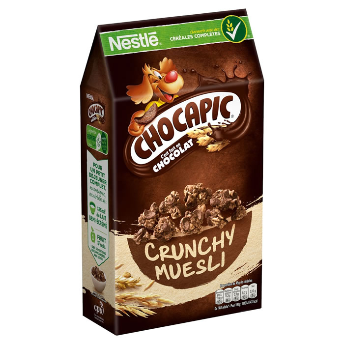 NESTLE Chocapic Céréales au chocolat crunchy muesli