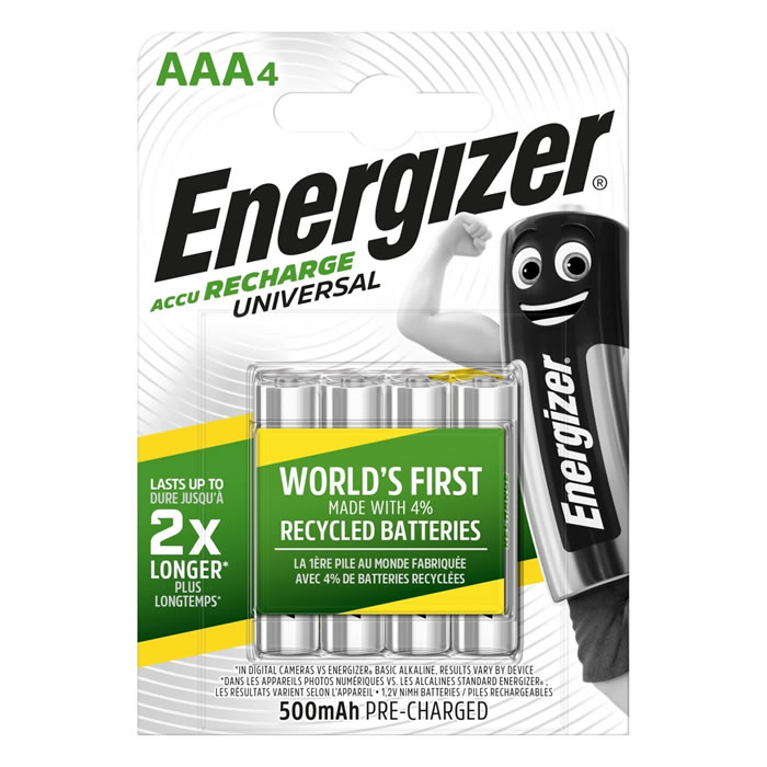 ENERGIZER Piles rechargeables LR03 - type AAA