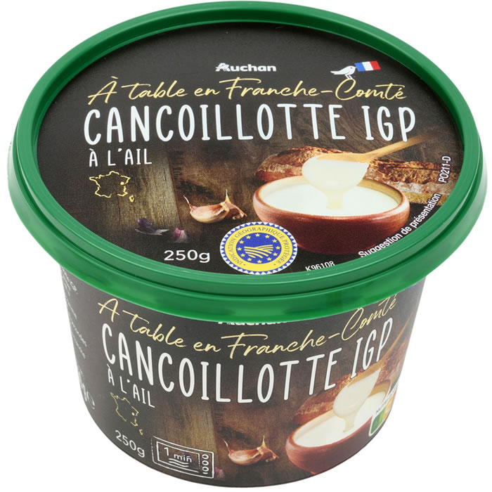 AUCHAN Terroir Cancoillotte à l'ail IGP