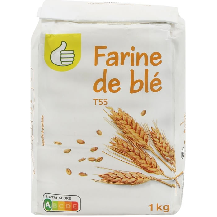 AUCHAN Essentiel Farine de blé T 55