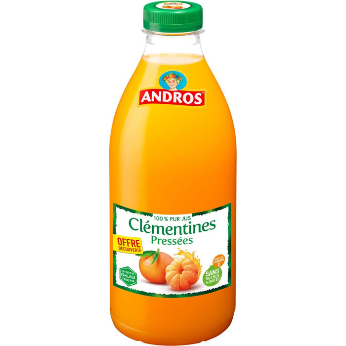 ANDROS Pur jus de clémentine pressée