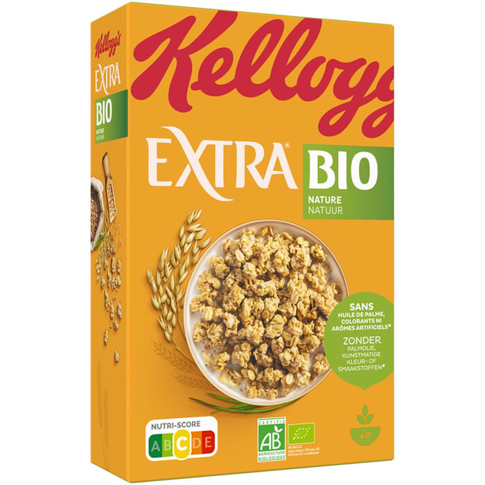 KELLOGG'S Extra Céréales bio natures
