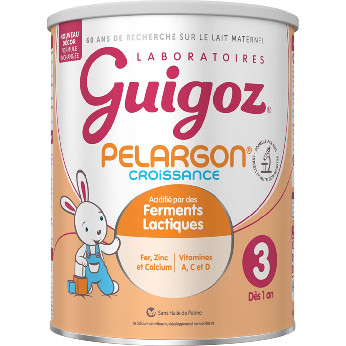 GUIGOZ Pelargon Lait de croissance en poudre  12/36 mois
