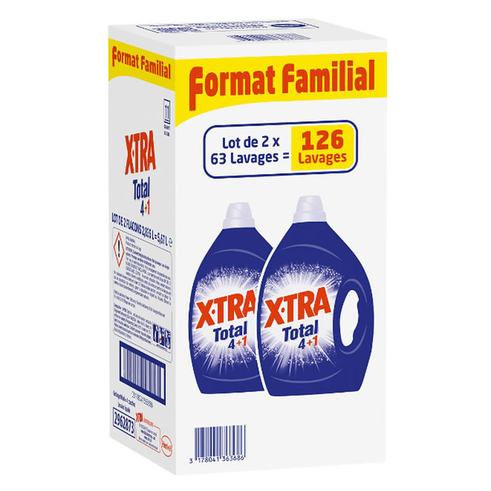 X-TRA Total Lessive liquide 4en1