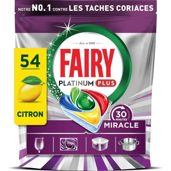 FAIRY Capsules lave-vaisselle citron