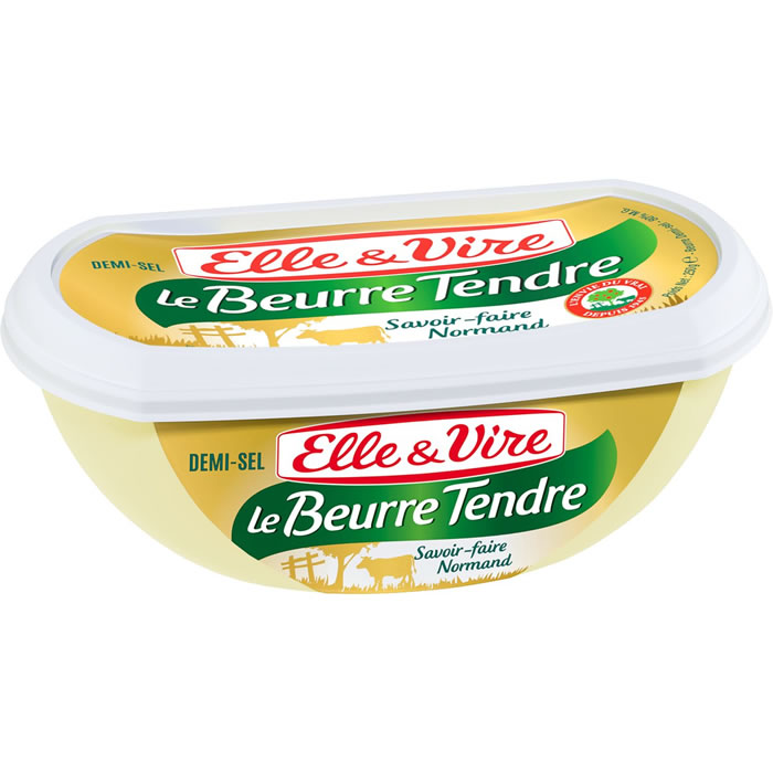 ELLE&VIRE Le Beurre Tendre Beurre demi-sel