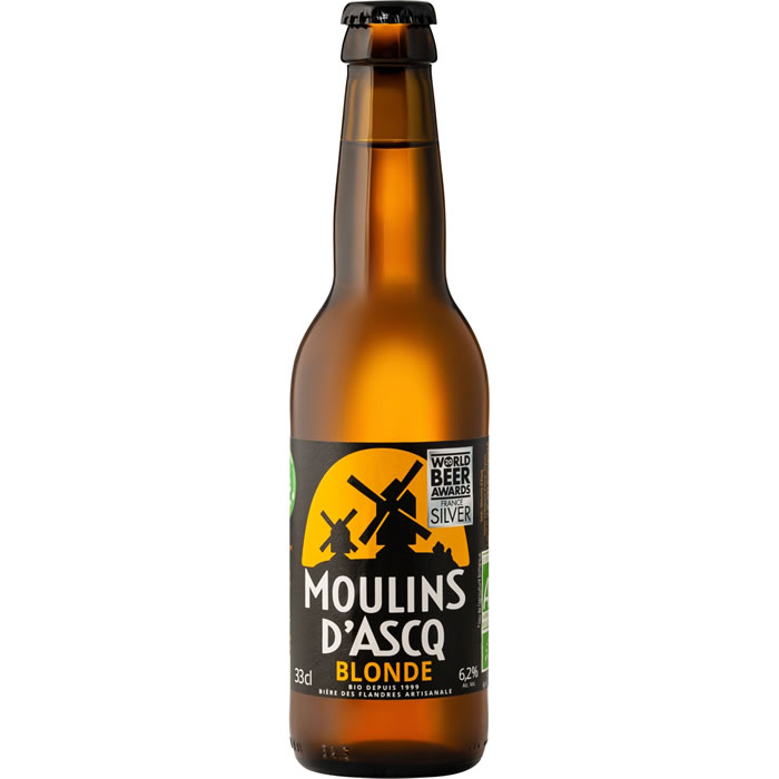 MOULINS D'ASCQ Nord Bière blonde bio
