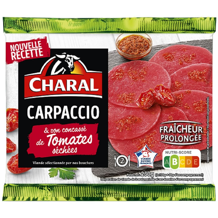 CHARAL Carpaccio et tomates séchées