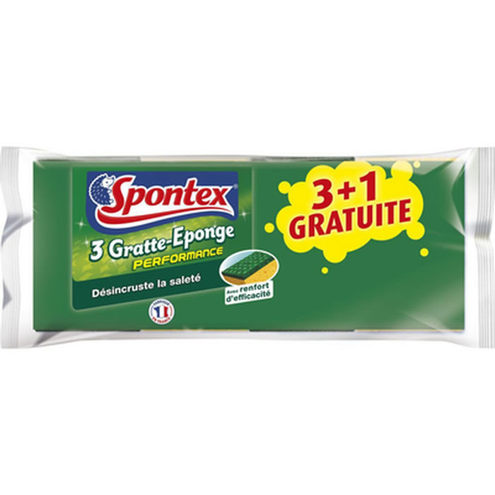 SPONTEX Gratte-éponge performance