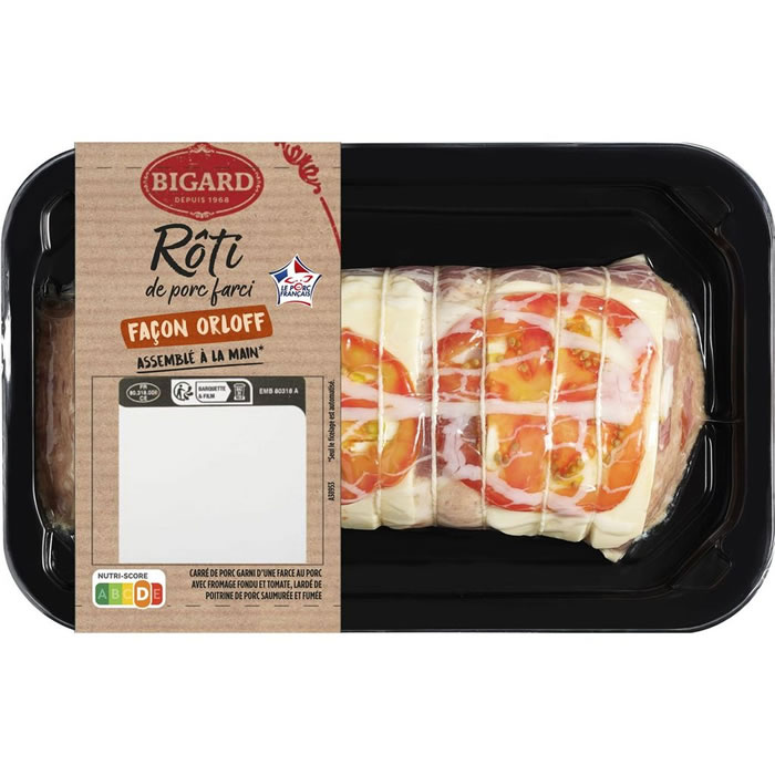 BIGARD Rôti de porc façon orloff farci