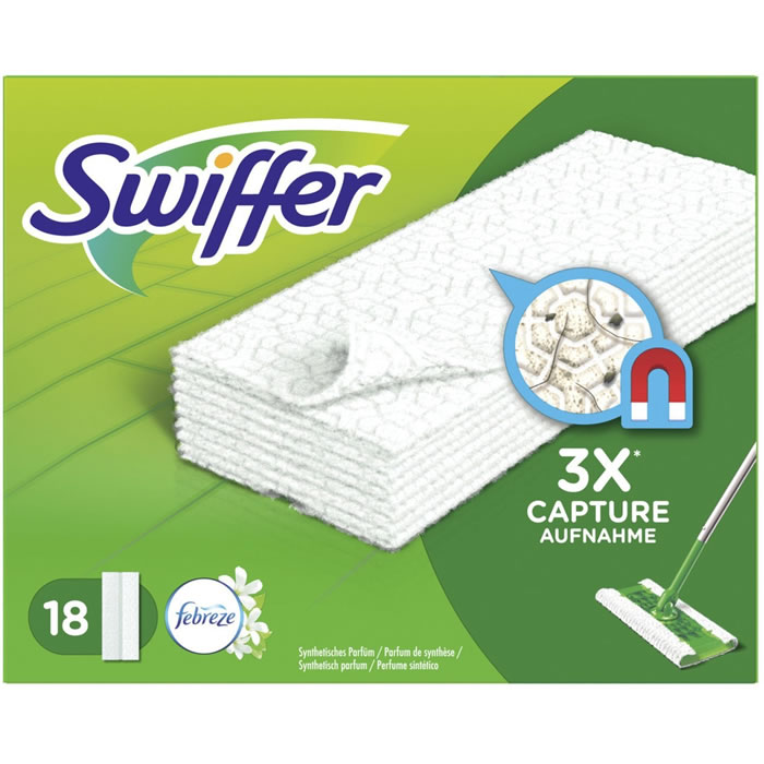 Essuie-tout Swiffer avec 8 lingettes anti-poussière rechargeables