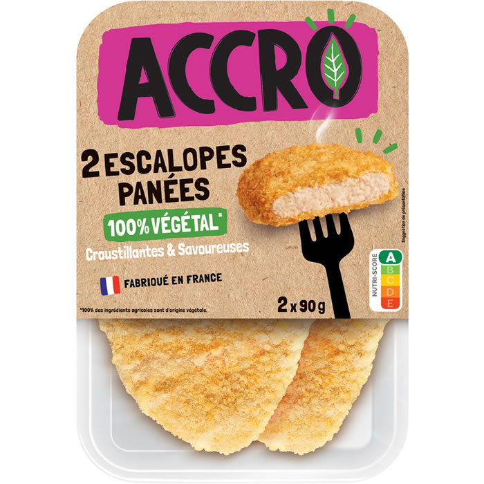 ACCRO Escalopes panées végétales
