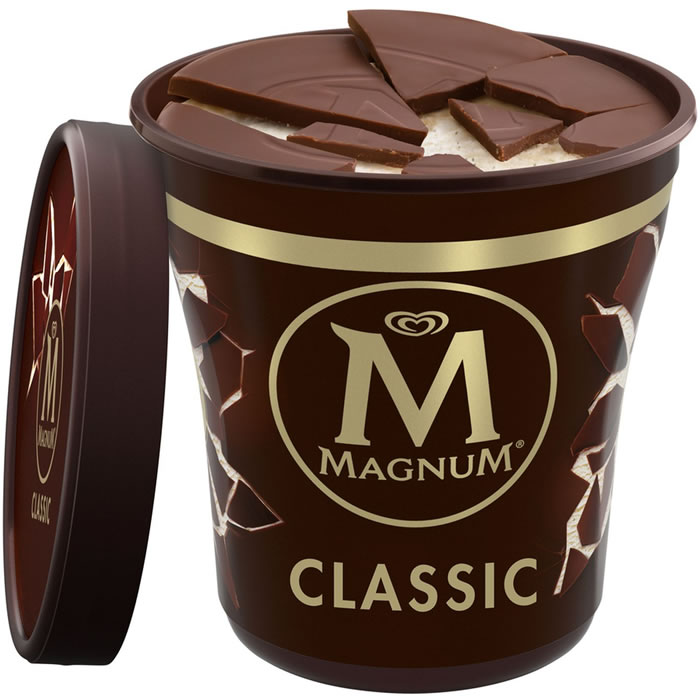 MAGNUM Crème glacée à la vanille et chocolat