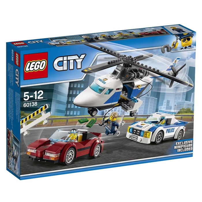 LEGO City - 60138 Course poursuite Helico