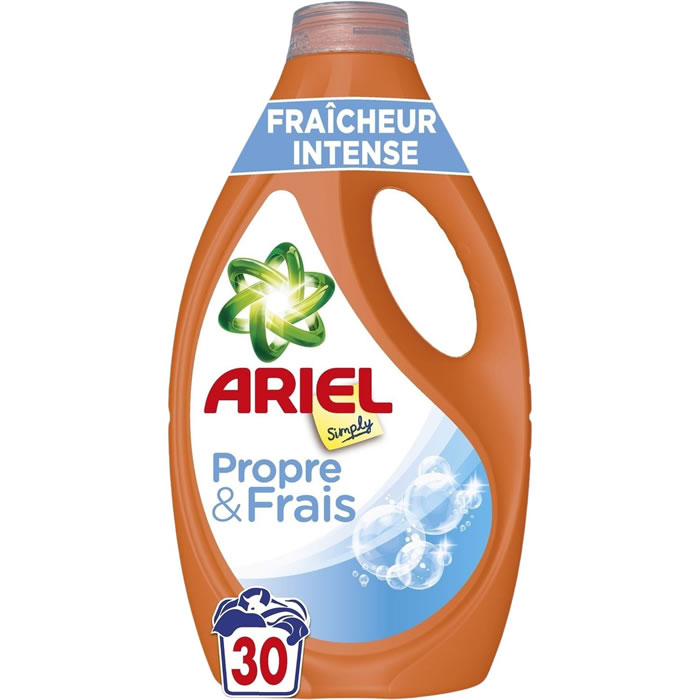 ARIEL Simply Lessive liquide fraîcheur intense