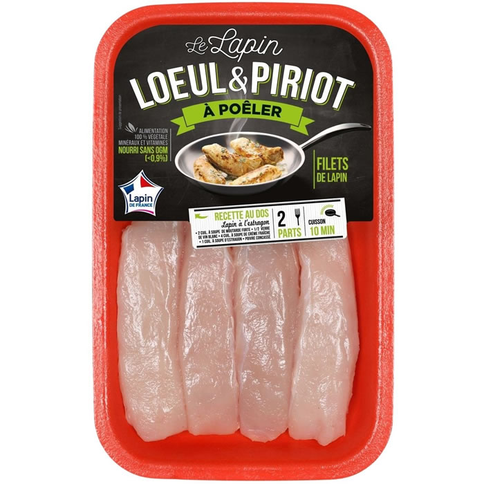 LOEUL & PIRIOT 4 filets de lapin