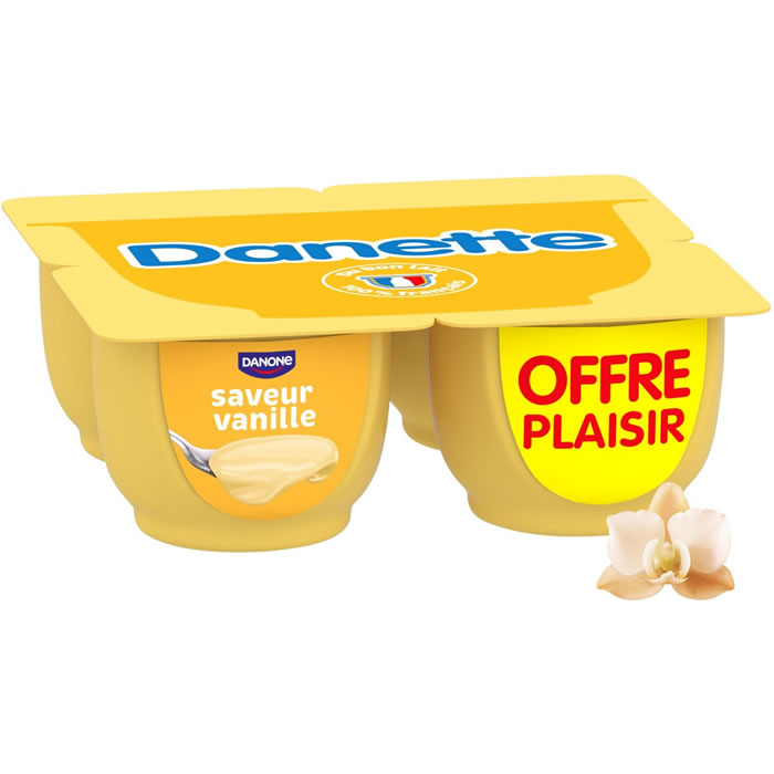 DANETTE Crème dessert à la vanille