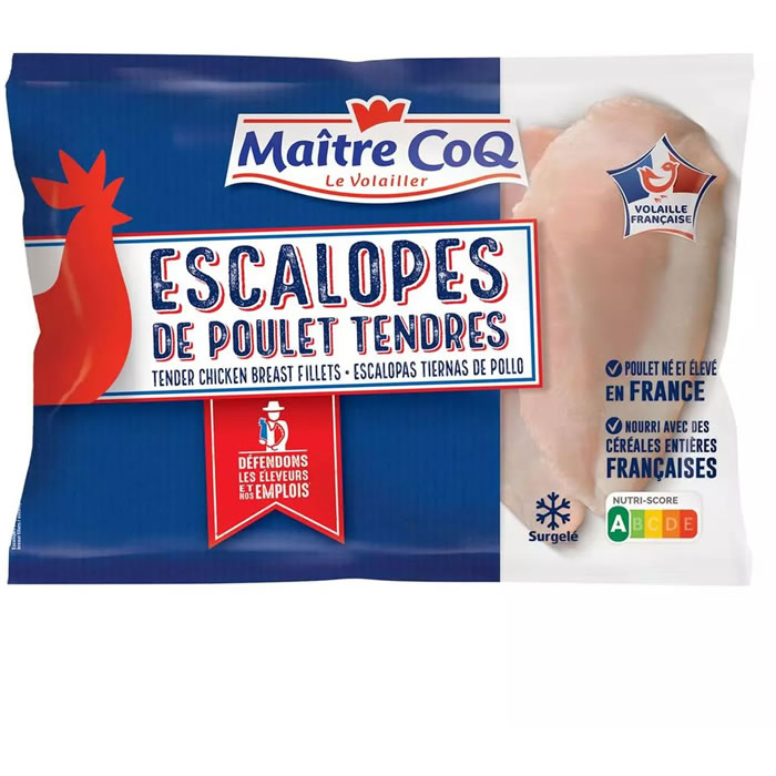 MAITRE COQ Escalopes de poulet