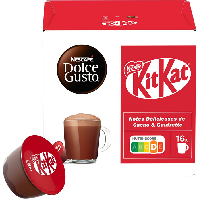 NESCAFE Dolce Gusto Capsule de chocolat aromatisé Kit Kat